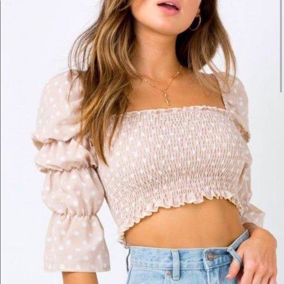 Princess Polly Puff Sleeve Crop Top - Picture 6 of 6